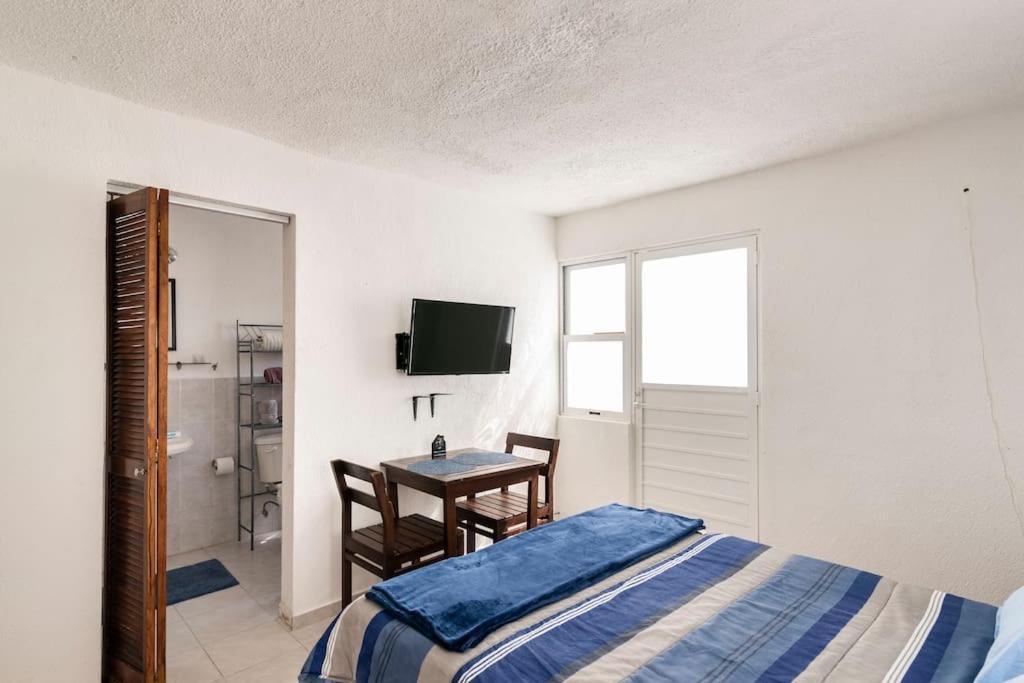 Micro Studio Perfect For Backpackers, Couples, 3 Min Drive To Playa El Nino 坎昆 外观 照片